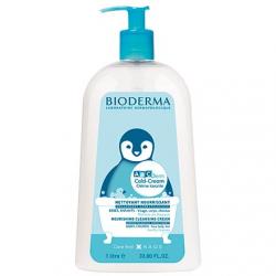 BIODERMA ABCderm cold-cream crème lavante nourrissante flacon pompe 1l