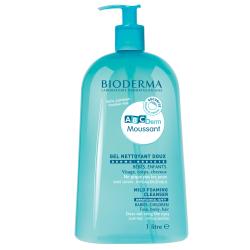 BIODERMA ABCderm gel nettoyant doux flacon pompe 1l