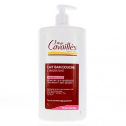 ROGÉ CAVAILLÈS Lait bain et douche peau sèches flacon de 1l