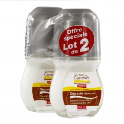 ROGÉ CAVAILLÈS Homme déo soin régulateur roll-on roll on de 50ml*2