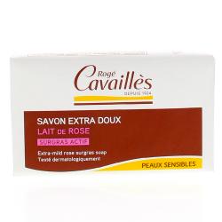 ROGÉ CAVAILLÈS Savon surgras lait de rose pain de 150 gr