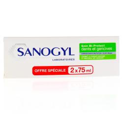 SANOGYL Soin complet dents et gencives bi-protect lot de 2 tubes de 75ml