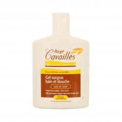 ROGÉ CAVAILLÈS Gel surgras bain et douche lait et miel flacon de 300 ml
