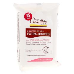 ROGÉ CAVAILLÈS Lingette douceur intime etui de 15 lingettes