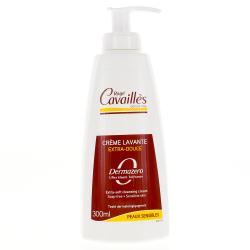 ROGÉ CAVAILLÈS Dermazero crème lavante surgras extra-douce peaux sensibles flacon à pompe de 300 ml