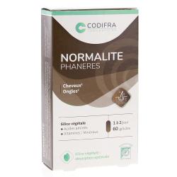 CODIFRA Normalite phanères cheveux et ongles 60 gélules