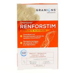 GRANIONS Renforstim boite de 40 capsules et 20 gélules