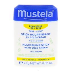 MUSTELA "Peau sèche" Bébé hydra stick au cold cream stick 10g