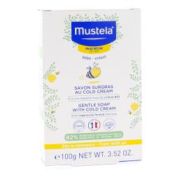 MUSTELA "Peau sèche" Bébé savon surgras au cold cream 100g