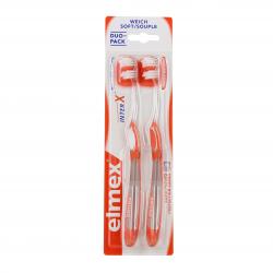 ELMEX Inter X Duo pack lot de 2 brosses à dent souples