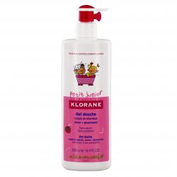 KLORANE Petit Junior gel douche corps et cheveux parfum framboise flacon de 500 ml