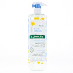 KLORANE Bébé eau nettoyante sans rinçage flacon de 750 ml