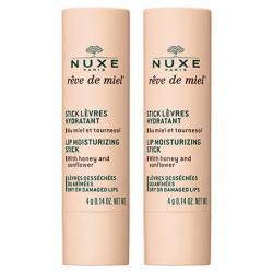 NUXE Rêve de miel lot de deux stick lèvres 4g
