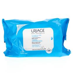 URIAGE L’eau démaquillante lingettes nettoyantes ultra douces x 25