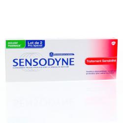SENSODYNE Dentifrice traitement sensibilité boîte de 2 tubes 75ml