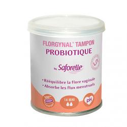 SAFORELLE Florgynal tampons probiotique mini boîte de 14