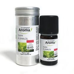 LE COMPTOIR AROMA Huile essentielle bio thym a linalol flacon 5ml