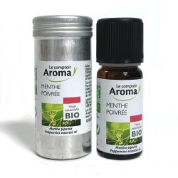 LE COMPTOIR AROMA Huile essentielle de menthe poivrée bio flacon 10ml