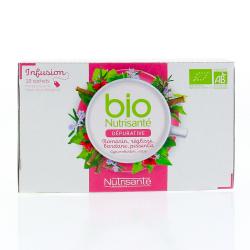 NUTRISANTÉ Infusion bio dépurative 20 sachets