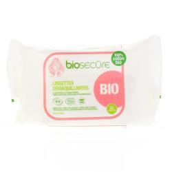 BIO SECURE Lingettes démaquillantes x 25