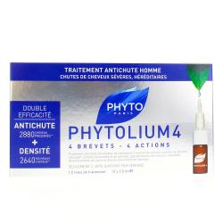 PHYTO Phytolium 4 traitement antichute stimulateur de croissance boîte de 12 fioles de 3,5ml