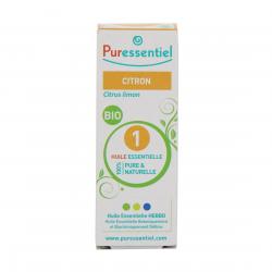 PURESSENTIEL Huile essentielle citron bio flacon 10ml