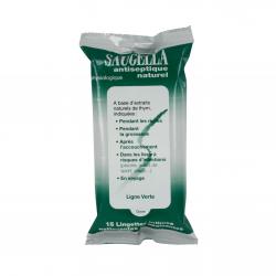 SAUGELLA Antiseptique naturel lingettes 15 lingettes
