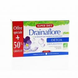 SUPERDIET Drainaflore bio 20 ampoules + 10 offertes
