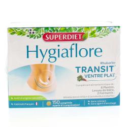 SUPERDIET Hygiaflore transit et ventre plat lot de 2 x 150 comprimés
