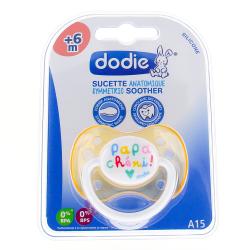 DODIE Sucette à l'unité +6 mois anatomique silicone REF A15
