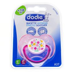 DODIE Sucette à l'unité +18 mois anatomique fille silicone REF A37