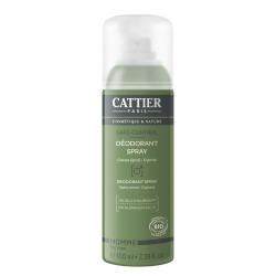 CATTIER Homme Safe-Control déodorant spray bio aérosol 100ml
