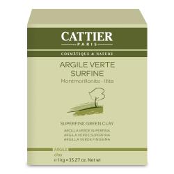 CATTIER Argile verte surfine bio pot 1kg