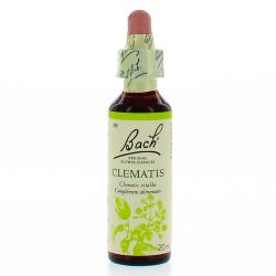 FLEURS DE BACH Original n°09 Clematis fleur de bach flacon compte-gouttes 20ml