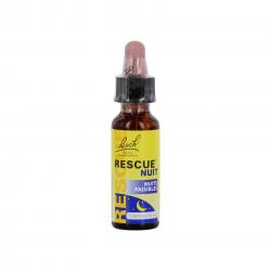 FLEURS DE BACH Rescue fleurs de bach nuit flacon compte gouttes de 10ml
