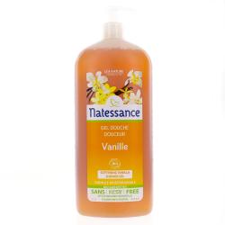 NATESSANCE Gel douche Vanille bio flacon 1L