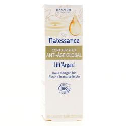 NATESSANCE Lift'Argan contour yeux anti-age global bio tube 20ml