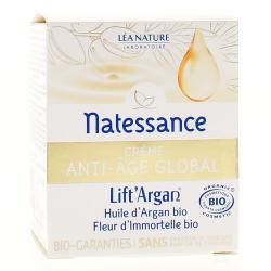 NATESSANCE Lift'Argan la crème bio pot 50ml
