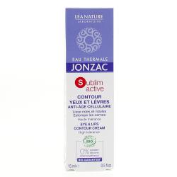 JONZAC Sublimactive soin contour yeux lèvres bio tube 15ml