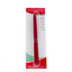 3 CLAVELES Lime à ongles corindon flexible 18 cm