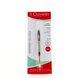 3 CLAVELES Pince à épiler crabe dorée petit modèle 8 cm