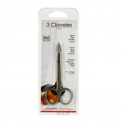 3 CLAVELES Ciseaux pédicure pour ongles forts 10 cm