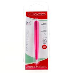 3 CLAVELES Pince à épiler crabe en inox rose 9 cm