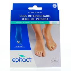 EPITACT Séparateurs de cors interdigitaux oeils de perdrix à l'epithelium lot de 6 petits