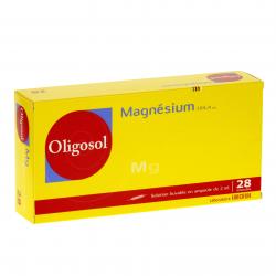 Magnesium oligosol boîte de 28 ampoules