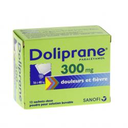 Doliprane 300 mg boîte de 12 sachets-doses