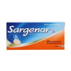 Sargenor sans sucre 1 g 2 tubes de 20 comprimés