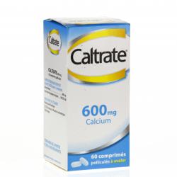 Caltrate 600 mg flacon de 60 comprimés