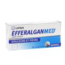 Efferalganmed 500 mg boîte de 16 comprimés