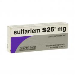 Sulfarlem s 25 mg boîte de 60 comprimés